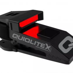 Lampe QX2 Tactical rechargeable rouge/blanc