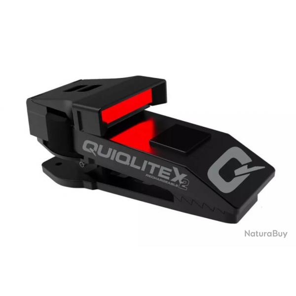 Lampe QX2 Tactical rechargeable rouge/blanc