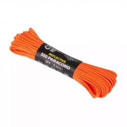 Paracord 550 réfléchissante 15m Orange Néon