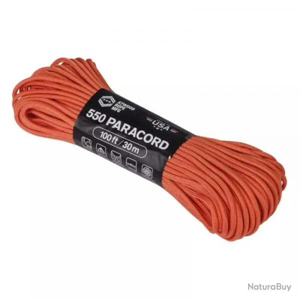 Paracord 550 30m Orange Burnt