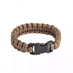 Bracelet de Survie Paracord M Coyote