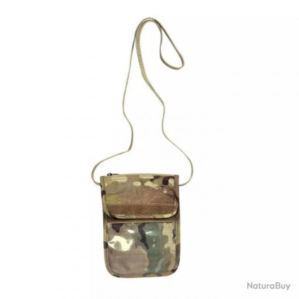 Tour de cou porte carte ID transparent Multicam