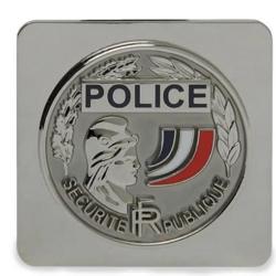 MEDAILLE POLICESUPPORT CARRE PORTE CARTE 603R-SC