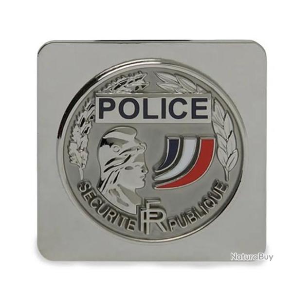 MEDAILLE POLICESUPPORT CARRE PORTE CARTE 603R-SC