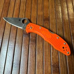 COUTEAU PLIANT DE POCHE SPYDERCO DELICA 4 SEIKI CITY JAPAN