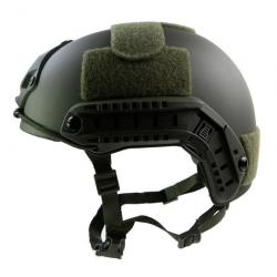 Casque tactique Fast vert (Version non ventilée) - LIVRAISON GRATUITE