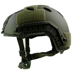 Casque tactique Fast vert (Version ventilée type A) - LIVRAISON GRATUITE