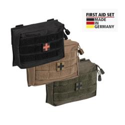 Kit premiers secours Leina Pro  25 pi&egrave;ces - FIRST AID KIT Noir