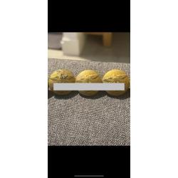 un lot de 3 boutons allemands xx couleur or ww2