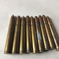 LOT DE 9 BALLES DE CALIBRE 375