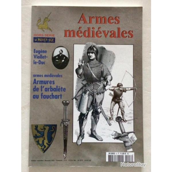 LIVRE HORS SRIE ARMES MDIVALES armures de l'arbalte au fauchart n8