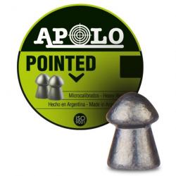 APOLO Plomb pointu 5,5 mm (.22) 1,15 g - 250u. (.22) (3 boîtes)