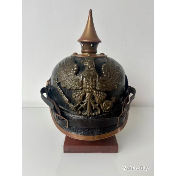 Casque  pointe 1914 d'origine