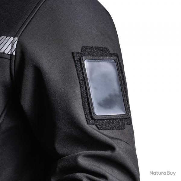Porte-carte velcro SCU-ONE noir