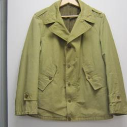 US ARMY WW2 BLOUSON M 38 " PARSONS " EN POPELINE DE COTON MATRICULE RARE !