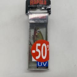 Leurre Rapala finesse sinking ULS-4 3 gr or