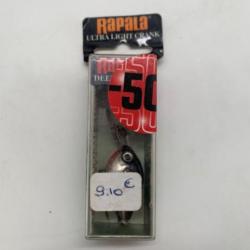 Leurre Rapala Deep runner ULC-3 4 gr noir