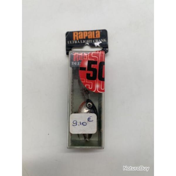 Leurre Rapala Deep runner ULC-3 4 gr noir