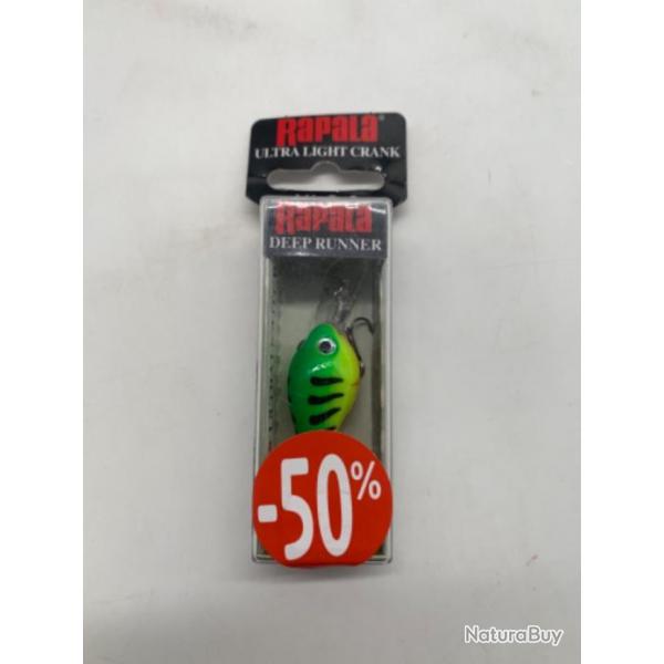 Leurre Rapala Deep runner ULC-3 4 gr jaune