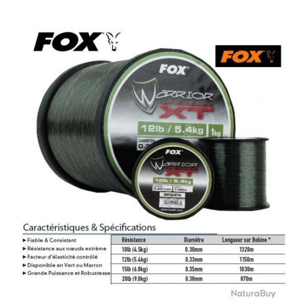 Bobine de 1320 M Nylon FOX 0,309