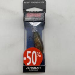 Leurre Rapala Shadow rap Jack deep SDRJD-05 6 gr jaune