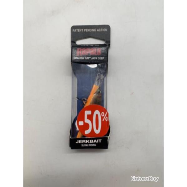 Leurre Rapala Shadow rap Jack deep SDRJD-05 6 gr orange