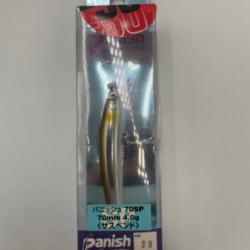 Leurre Panish panicky shaky minnowSmith ltd 70mm 4g