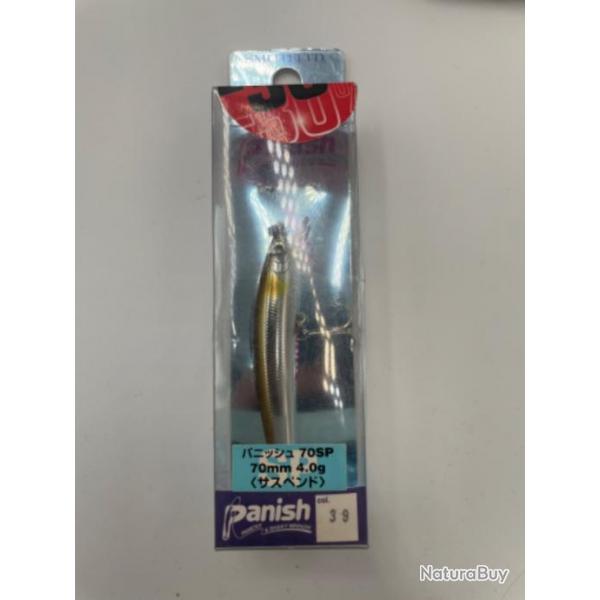 Leurre Panish panicky shaky minnowSmith ltd 70mm 4g