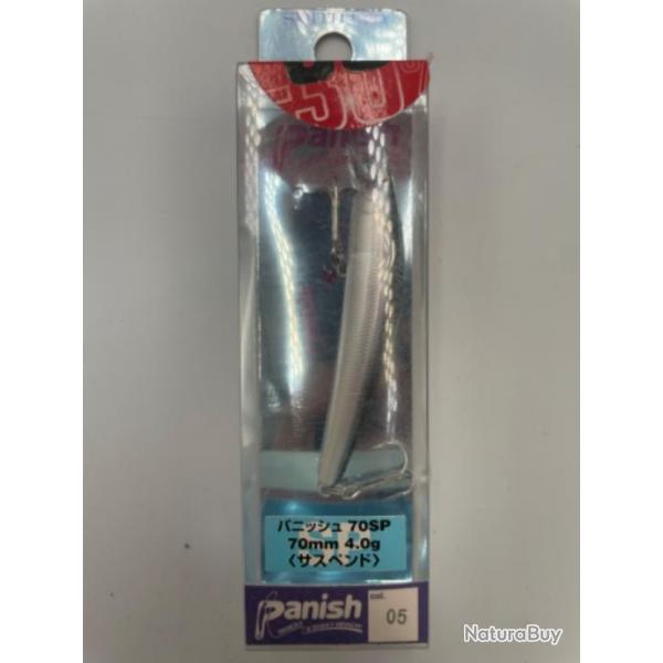 Leurre Panish panicky shaky minnow Smith ltd 70mm 4g