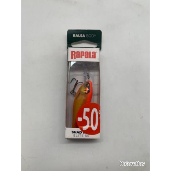 Leurre Rapala Shadow rap elite 55 7 gr or