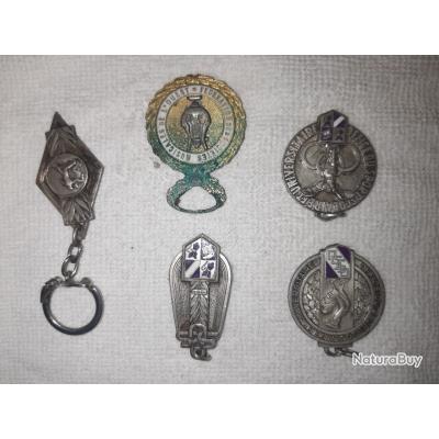 Insigne De Boutonnière OSSU – Office Du Sport Scolaire Et Universitaire, Avant 1945
