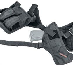 HOLSTER EPAULE AMBIDEX. RETENTION SANGLE 2 PORTE-CHARGEURS, GRAND PIST (GPDA 9)"UMAREX"