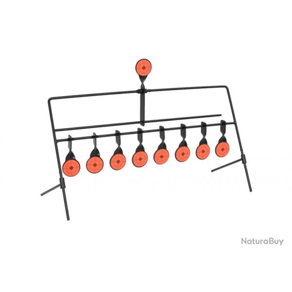 Cible de Tir Rotative avec Rinitialisation Automatique - 8+1 Cibles