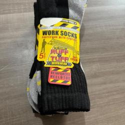 lot de 5 paires de Chaussettes Ruff & Tuff Work socks a 1 euros sans prix de réserve !!! (5)