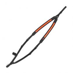 Harnais Bretelle double pour fusil carabine ect ...Spécial traque harnais fusil orange. Zz