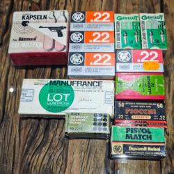 Lot de munitions ancienne / collection 22lr