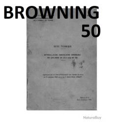 notice mitrailleuse BROWNING 50 M2 HB en FRANCAIS (envoi par mail) - VENDU PAR JEPERCUTE (m2322)