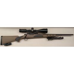 CARABINE A VERROU REMINGTON 700 VTR CALIBRE 308WIN + LUNETTE HAWKE SIDEWINDER 30 SF IR 8-32X56 OCCAS