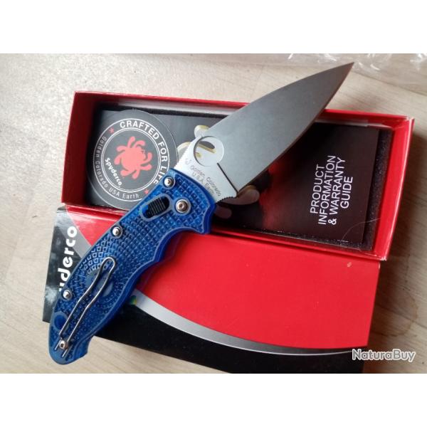 Spyderco manix blue cts1bn