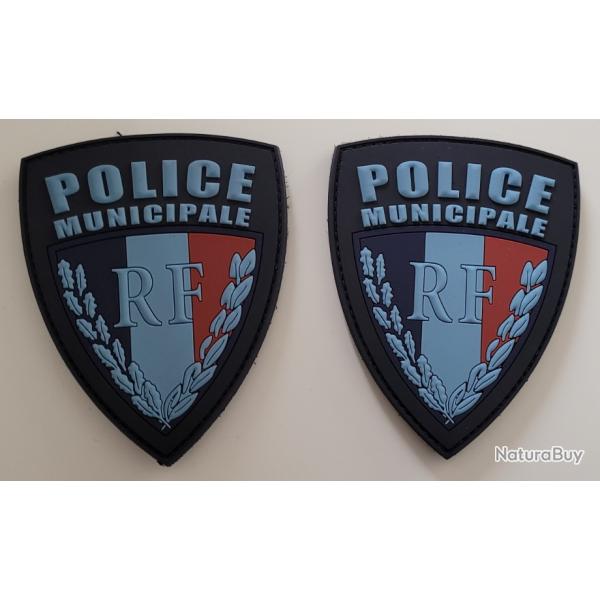 Ecussons Police Municipale Basse visibilit