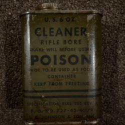 Cleaner rifle poison US WW2