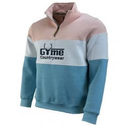 Pull unisexe Game Countrywear - rose/blanc/bleu