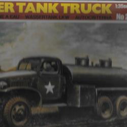 maquette 1:35 water tank truck US