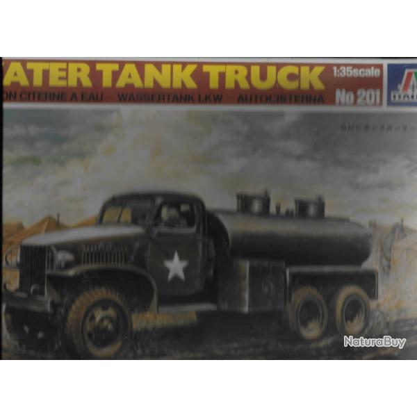 maquette 1:35 water tank truck US