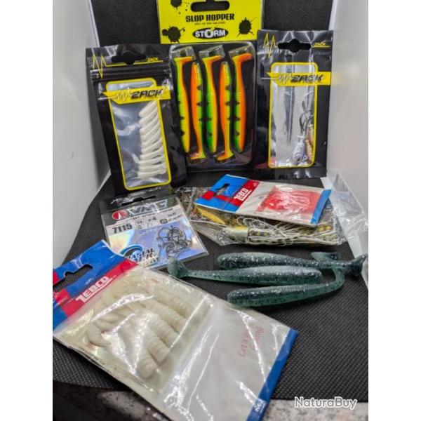 Lot pche n1 , VMC , STORM HOPPER ,  ZACK LURE FISHING , ZEBCO DIVERS MODLES .