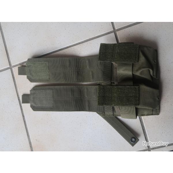 Porte chargeurs grenades en cordura vert airsoft paintball militaria REF 42/2025