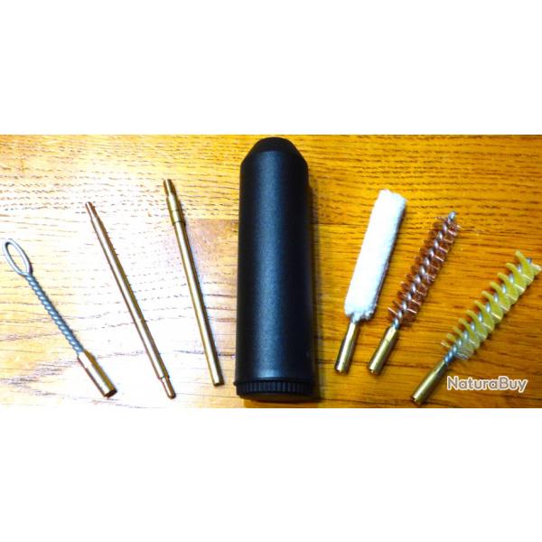 SIMPLE , EFFICACE , COMPACT , KIT DE NETTOYAGE POUR ARMES DE POING , 9 mm // 357 // 38 // 380 //