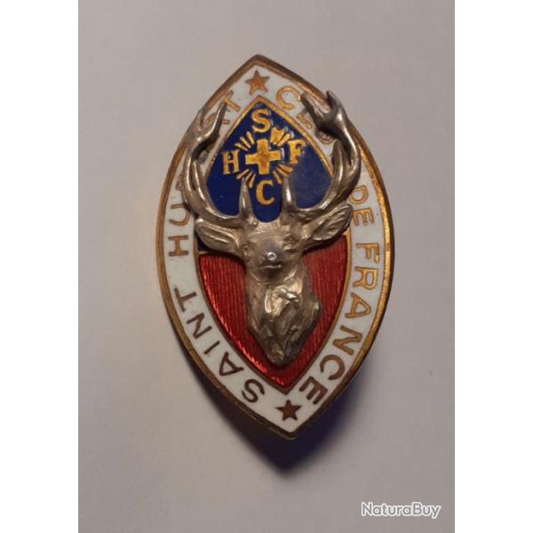 Mdaille badge Saint Hubert Club de France