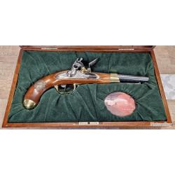 Coffret commémoratif  Pedersoli modèle An XIII pistolet à silex