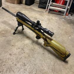 carabine CZ 455 Thumbhole yellow 22 LR